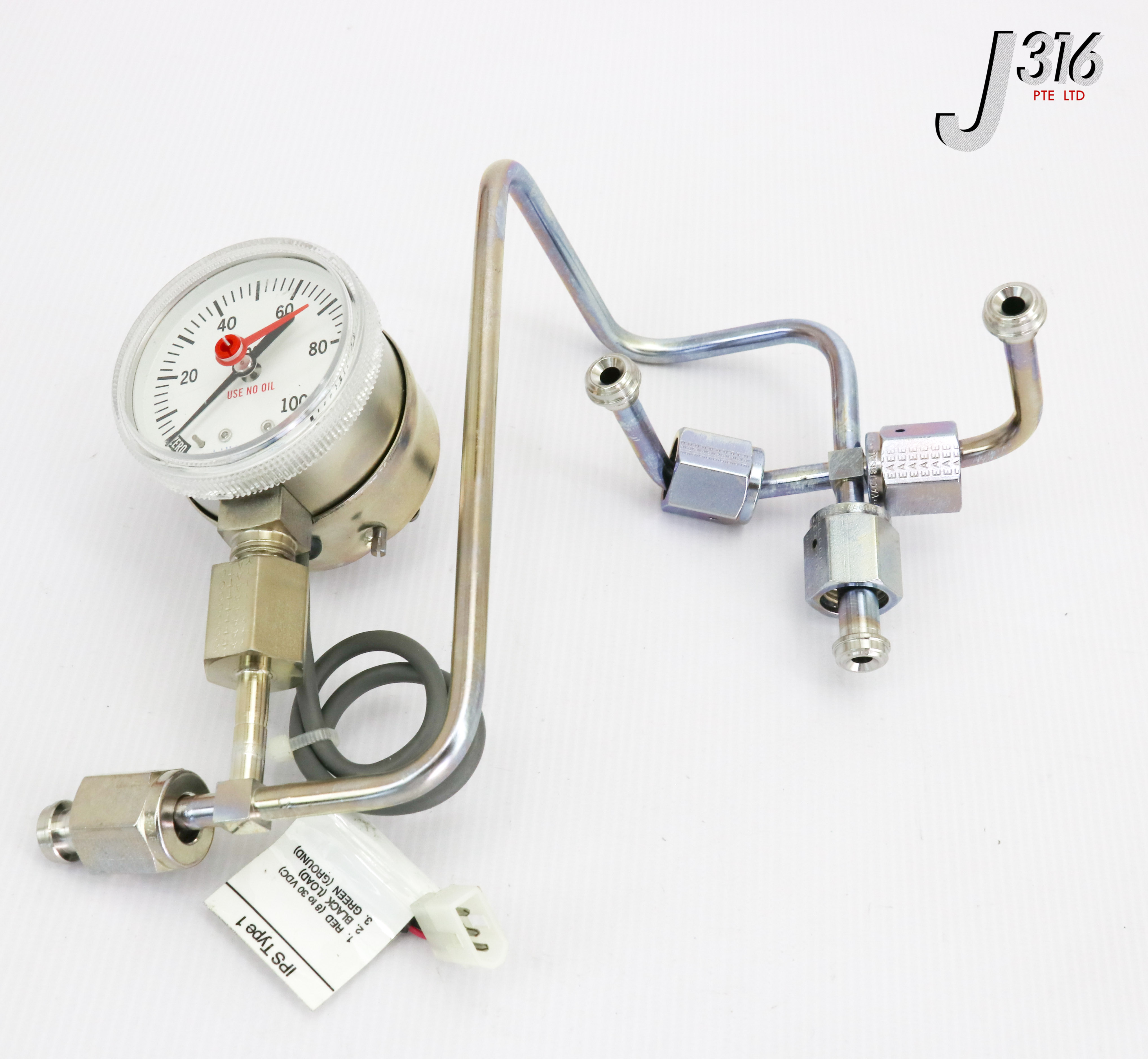 18739 MILLIPORE SPAN PRESSURE GAUGE ISP 122 TYPE 1 W/ ASSY 01-0121